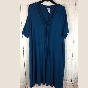 Fearless Society Blue T-Shirt Dress 18/20 Plus